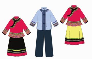 土苗服飾對(duì)比 帶你體驗(yàn)土苗民俗風(fēng)情